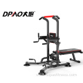 Indoor multi-function fitness exercise pull up power tower